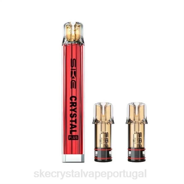 SKE Vape Portugal - SKE vapes de cristal mais kits de pod vermelho 86842