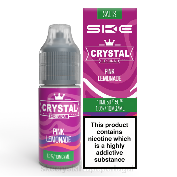 SKE Crystal Vape Portugal - SKE sal cristalino - 10ml limonada rosa 8684117