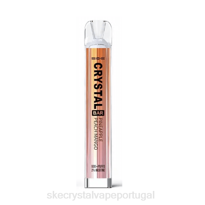 SKE Crystal Bar - SKE vape descartável da barra de cristal abacaxi pêssego manga 868488