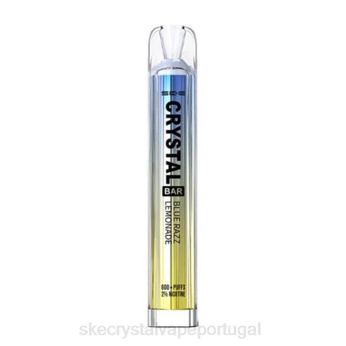 SKE Crystal Bar - SKE vape descartável da barra de cristal limonada razz azul 868468