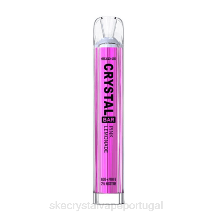 SKE Crystal Vape Portugal - SKE vape descartável da barra de cristal limonada rosa 868467