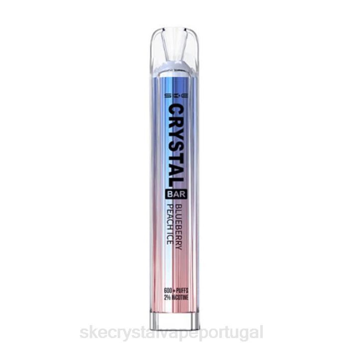 SKE Vape Crystal - SKE vape descartável da barra de cristal gelo de mirtilo e pêssego 868481